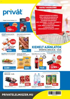 PRIVÁT - Akciós újság PRIVÁT megtekintése, amely érvényes 2025.10.16.-től
