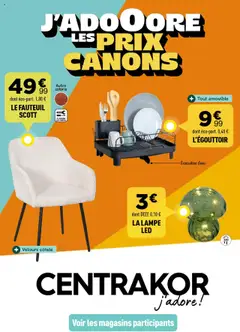 Prévisualisation de Catalogue du magasin Centrakor formulaire valide 15/09/2025