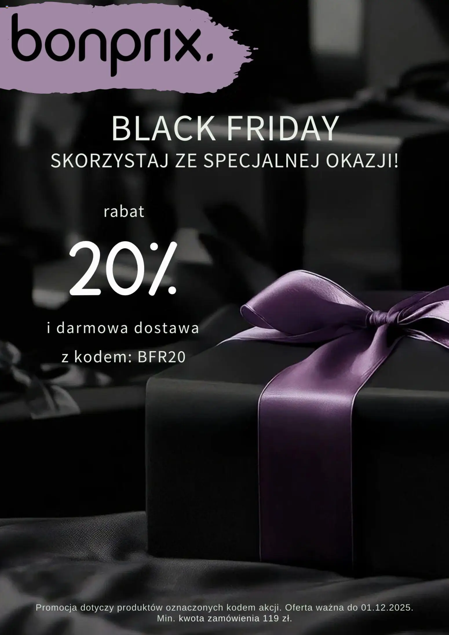 Pogląd gazetki "Black Friday" ze sklepu BonPrix ważnej od 28.11.2025
