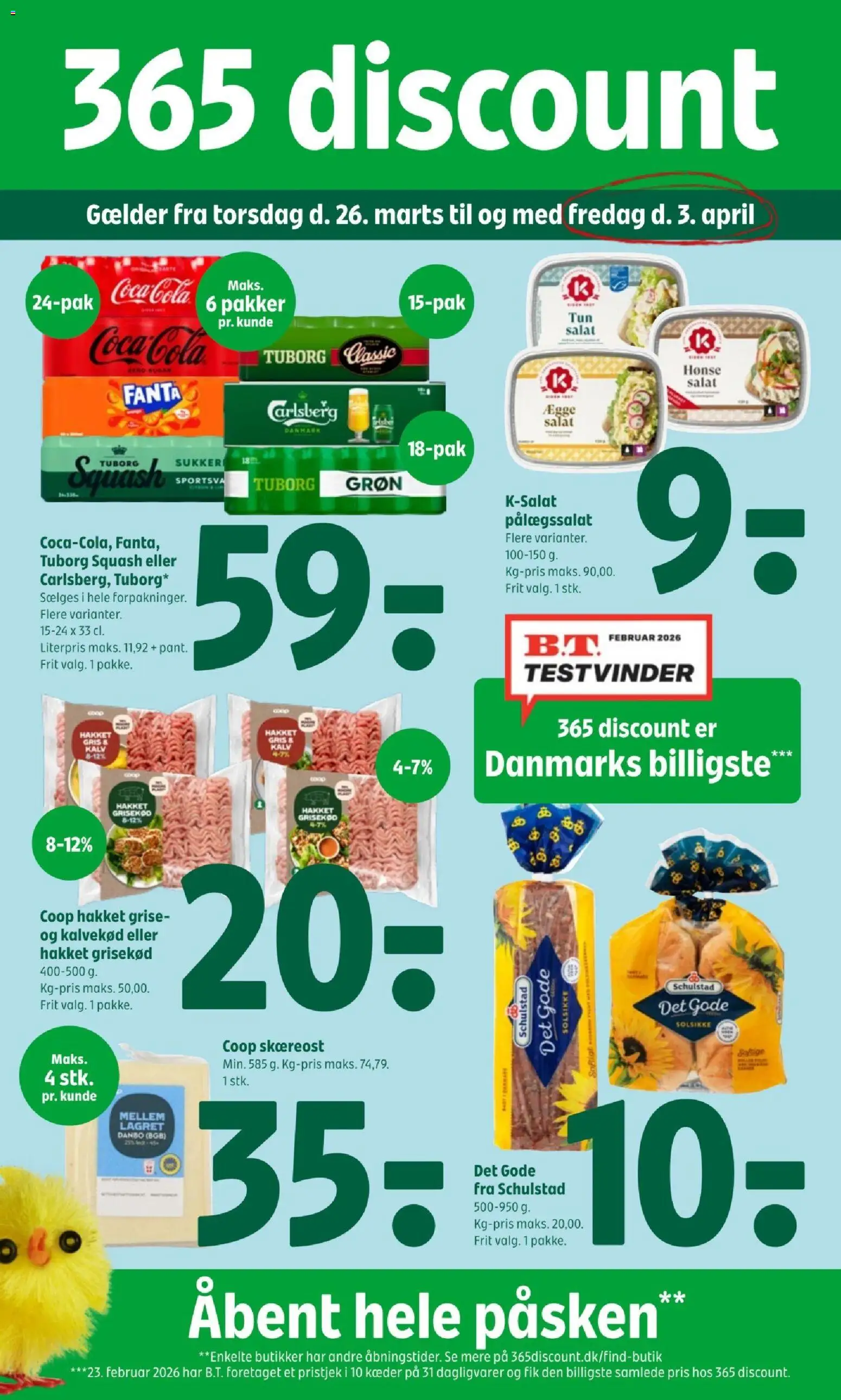 Eksempel på tilbudsavis Coop 365 - Tilbudsavis fra butik Coop 365 gyldig fra 26/03/2026