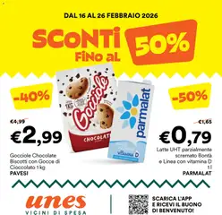 Anteprima dell'opuscolo Attuale volantino dal negozio Unes valido da 16/02/2026