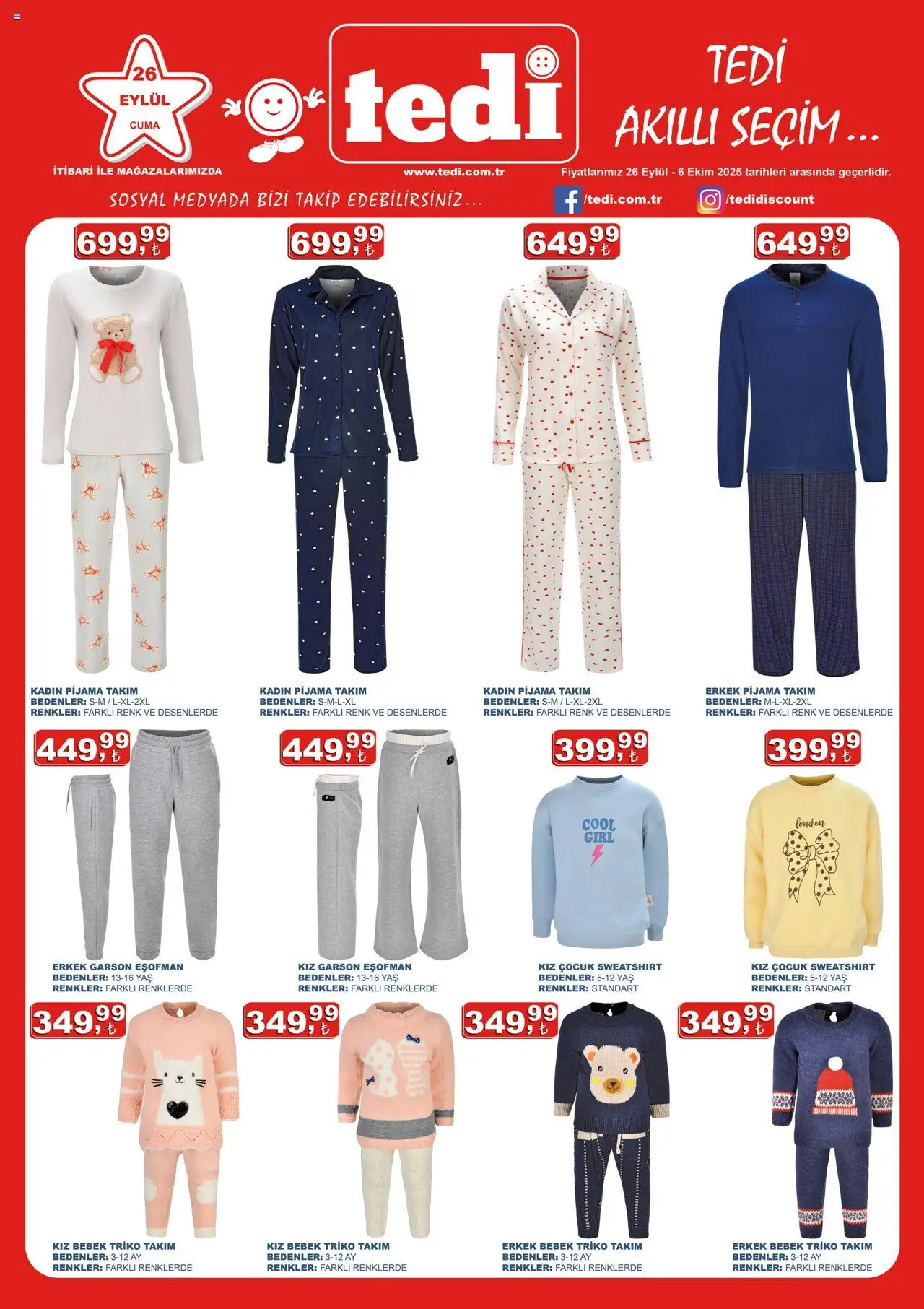 Tedi Katalog (26 Eylül 2025 - 06 Ekim 2025) - Sayfa numarası 1
