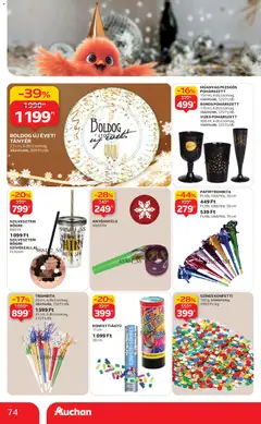 Auchan - Akciós újság Auchan megtekintése, amely érvényes 2025.12.11.-től | Oldal: 74