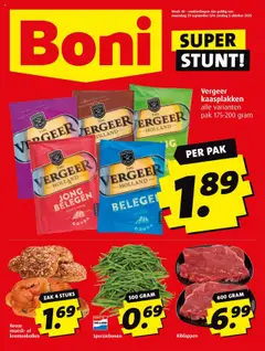 Voorbeeld van Folder week 40 van winkel Boni geldig vanaf 29-09-2025