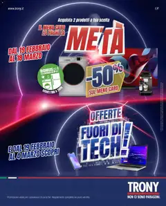 Anteprima dell'opuscolo Volantino Sardegna dal negozio Trony valido da 19/02/2026