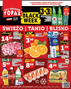 Pogląd gazetki "Black Friday" ze sklepu Topaz ważnej od 27.11.2025