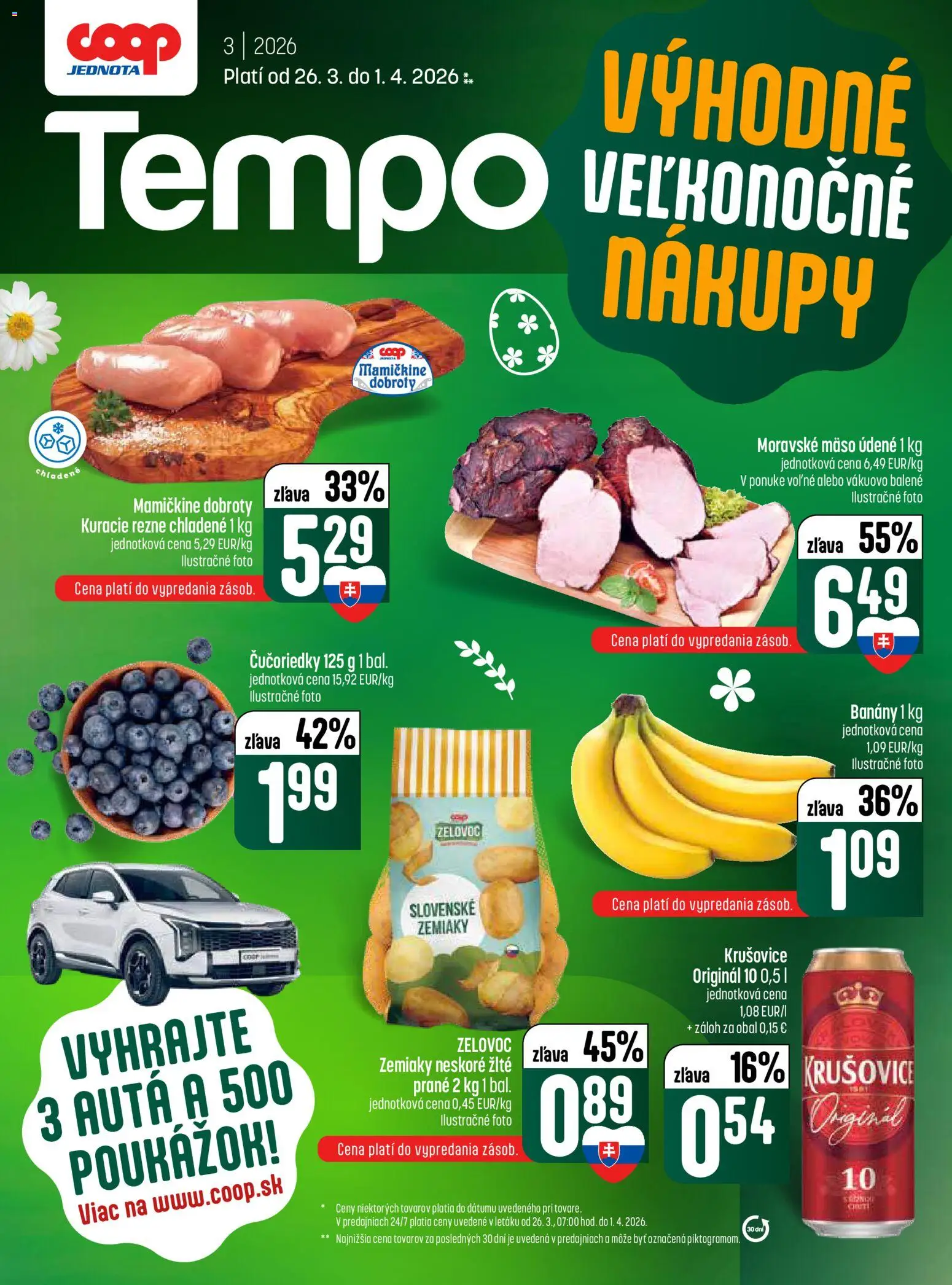 Náhľad COOP Jednota letáku platného od 26.03.2026