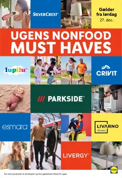 Eksempel på tilbudsavis Nonfood fra butik Lidl gyldig fra 27/12/2025