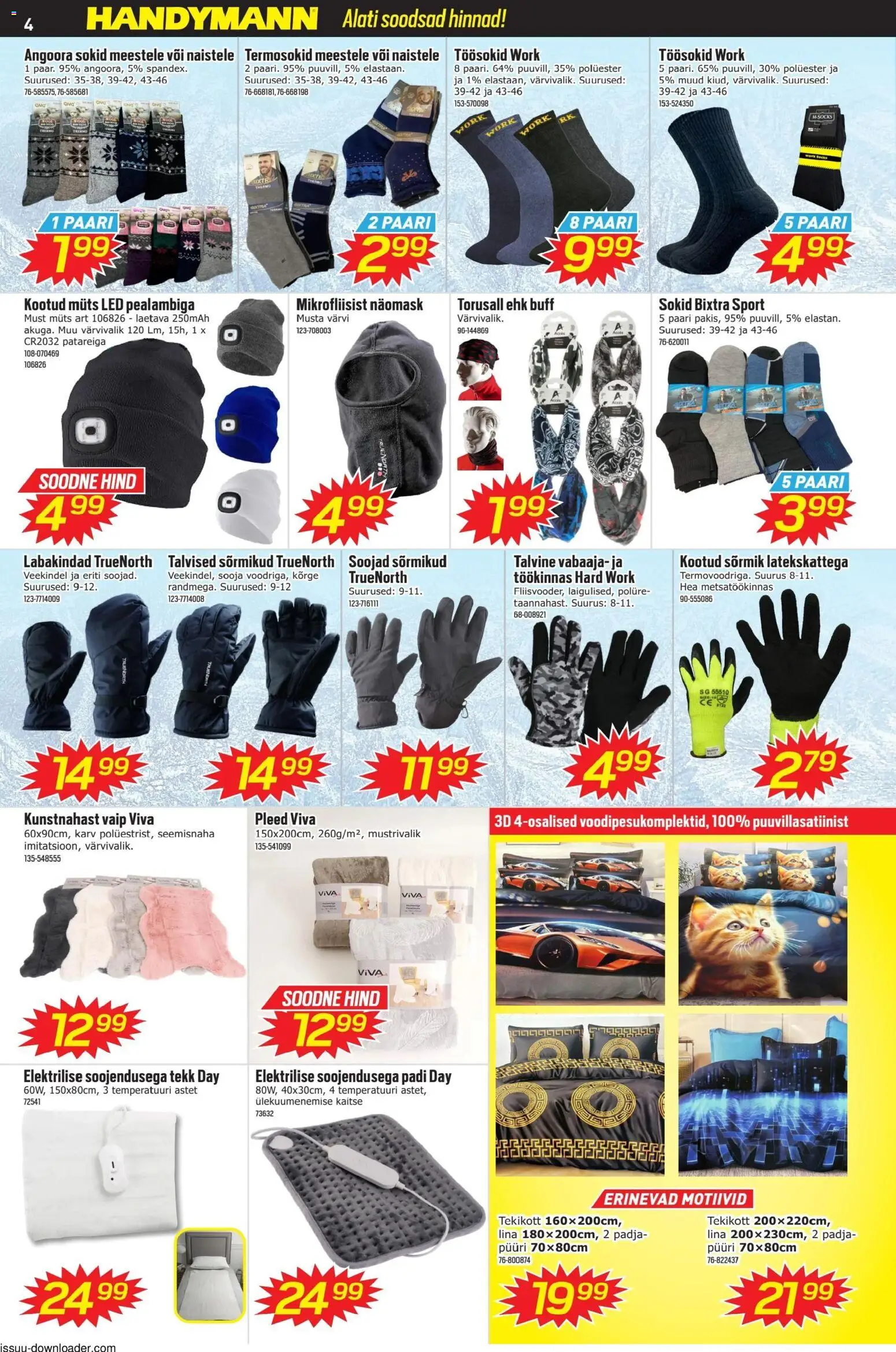 Handymann kliendilehe eelvaade alates 2026.01.03