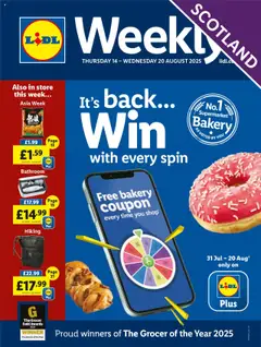 Preview of Lidl Lidl Weekly Scotland valid from 14/08/2025