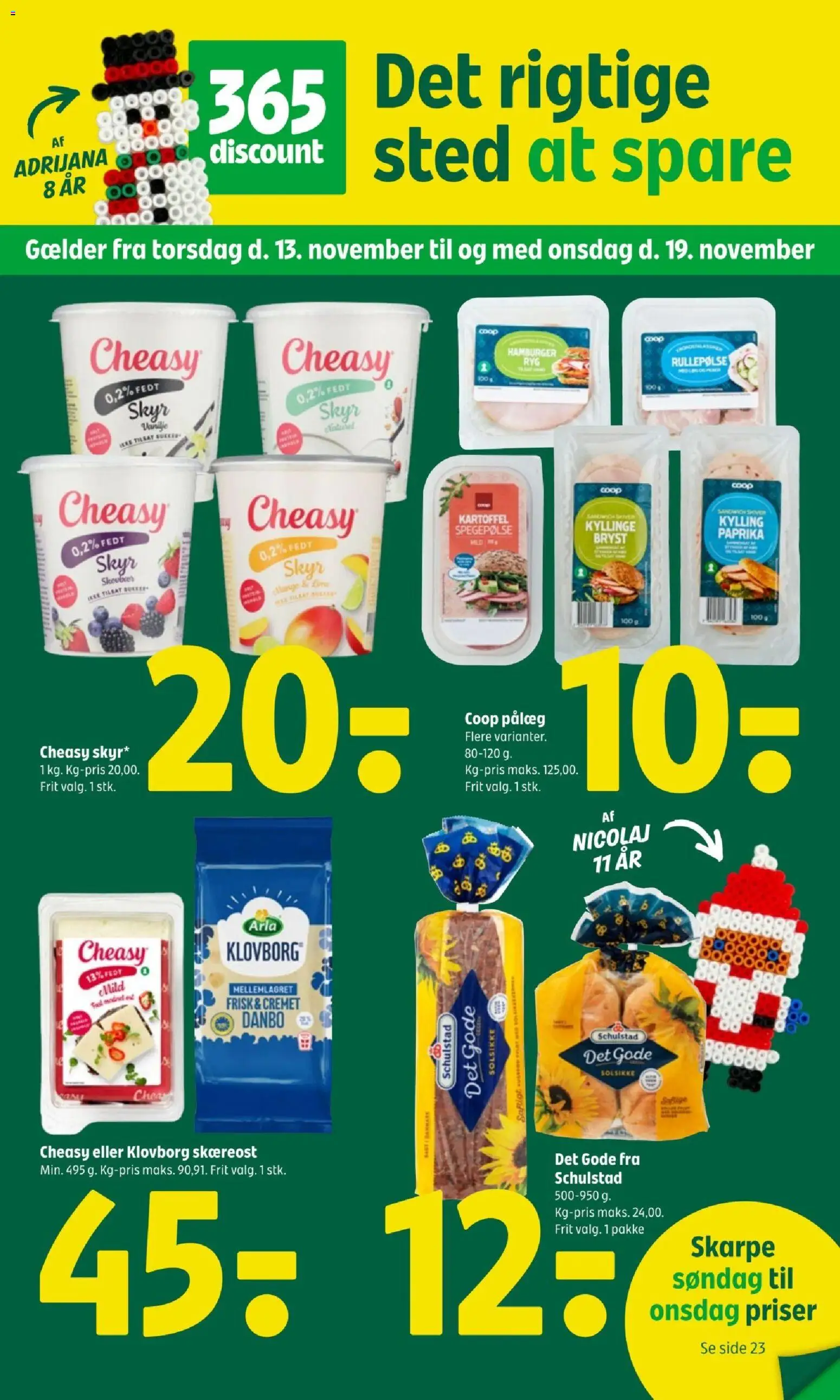 Eksempel på tilbudsavis Tilbudsavis fra butik Coop 365 gyldig fra 13/11/2025