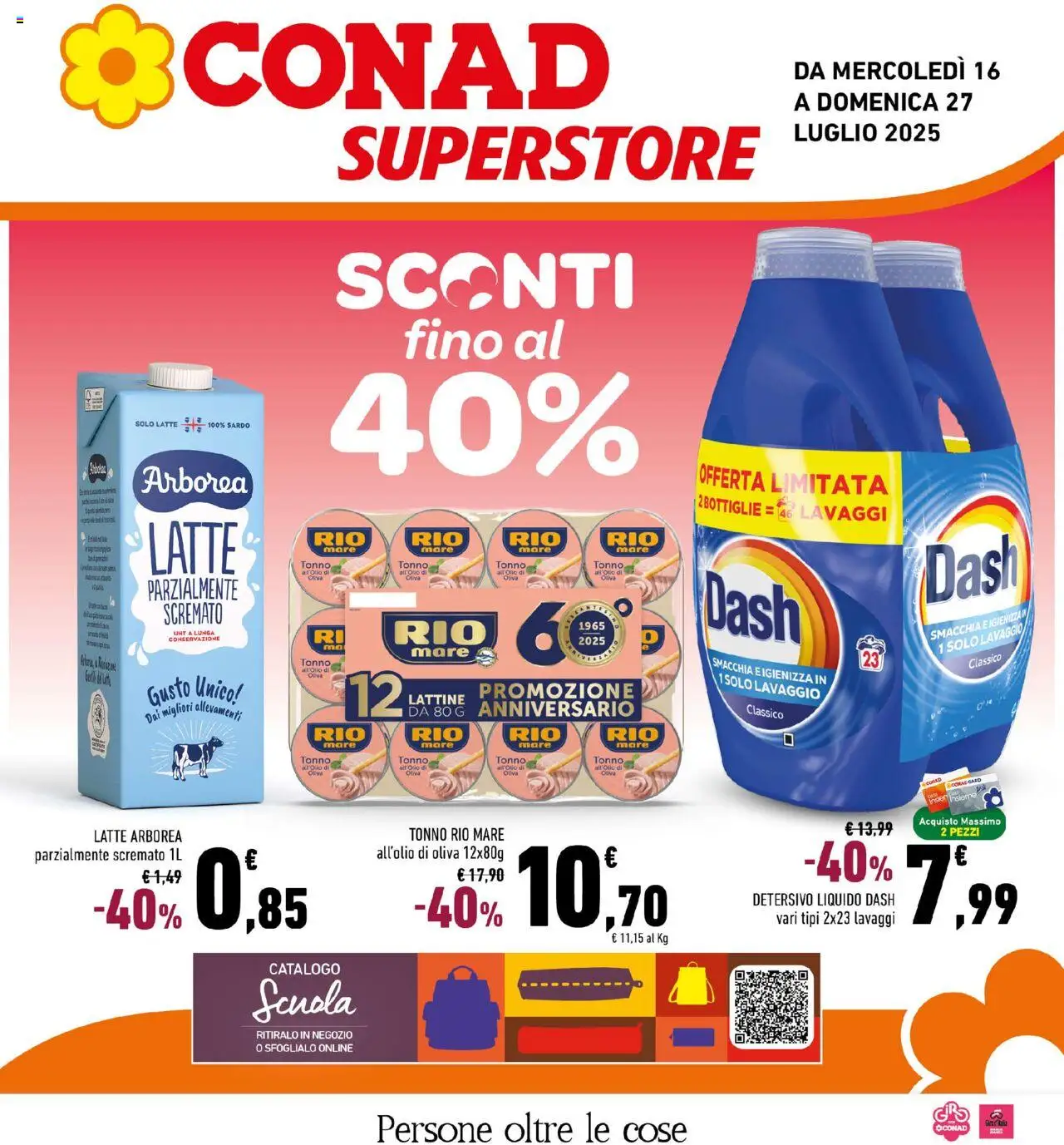Volantino Conad valido da 16/07/2025 numero di pagina 1