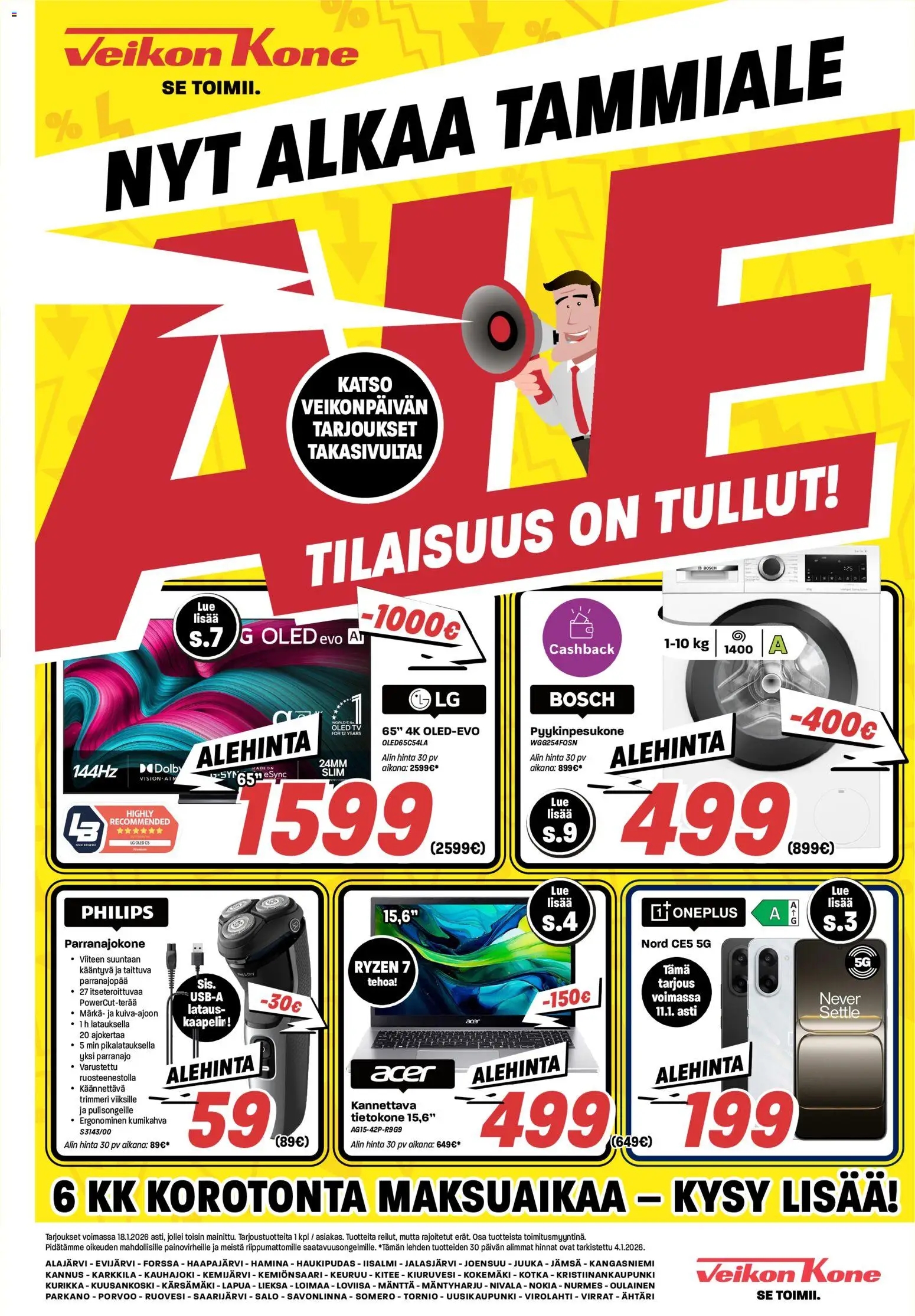 Kaupan Veikon Kone Tarjoukset esikatselu, voimassa 05/01/2026
