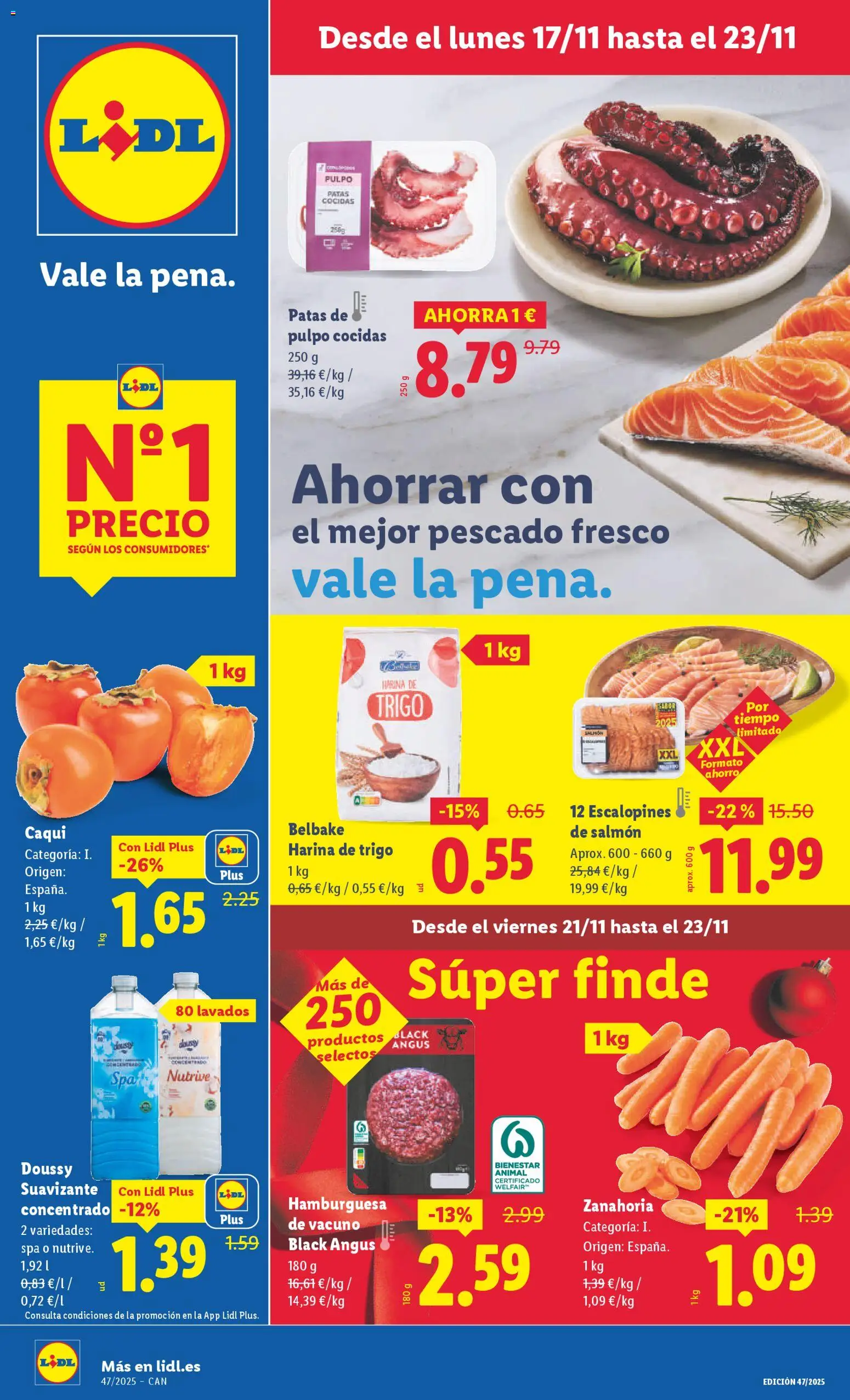 Vista previa del folleto de la tienda Lidl válido desde el 17/11/2025 