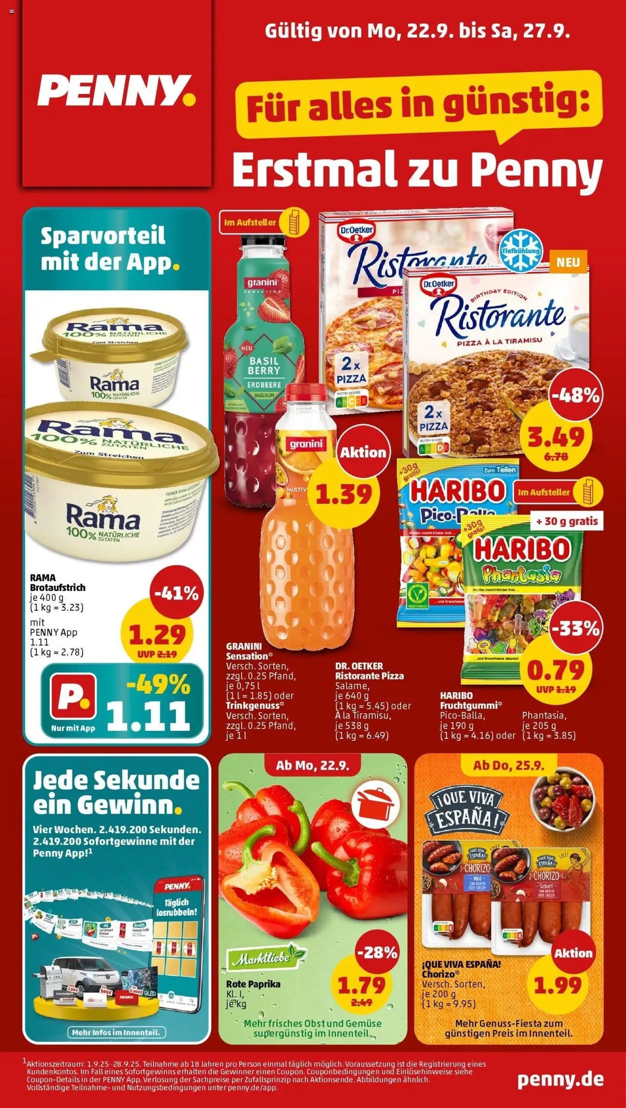 Penny Prospekt ab 21.09.2025 - Penny: Wochenangebote