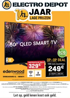 Voorbeeld van Folder van winkel Electro Depot geldig vanaf 29/10/2025