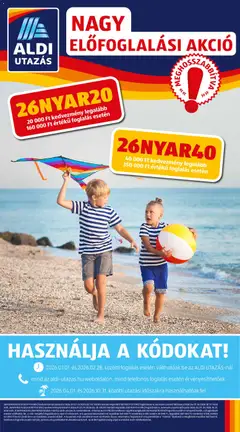 Aldi - Utazás katalógus megtekintése, amely érvényes 2026.01.29.-től