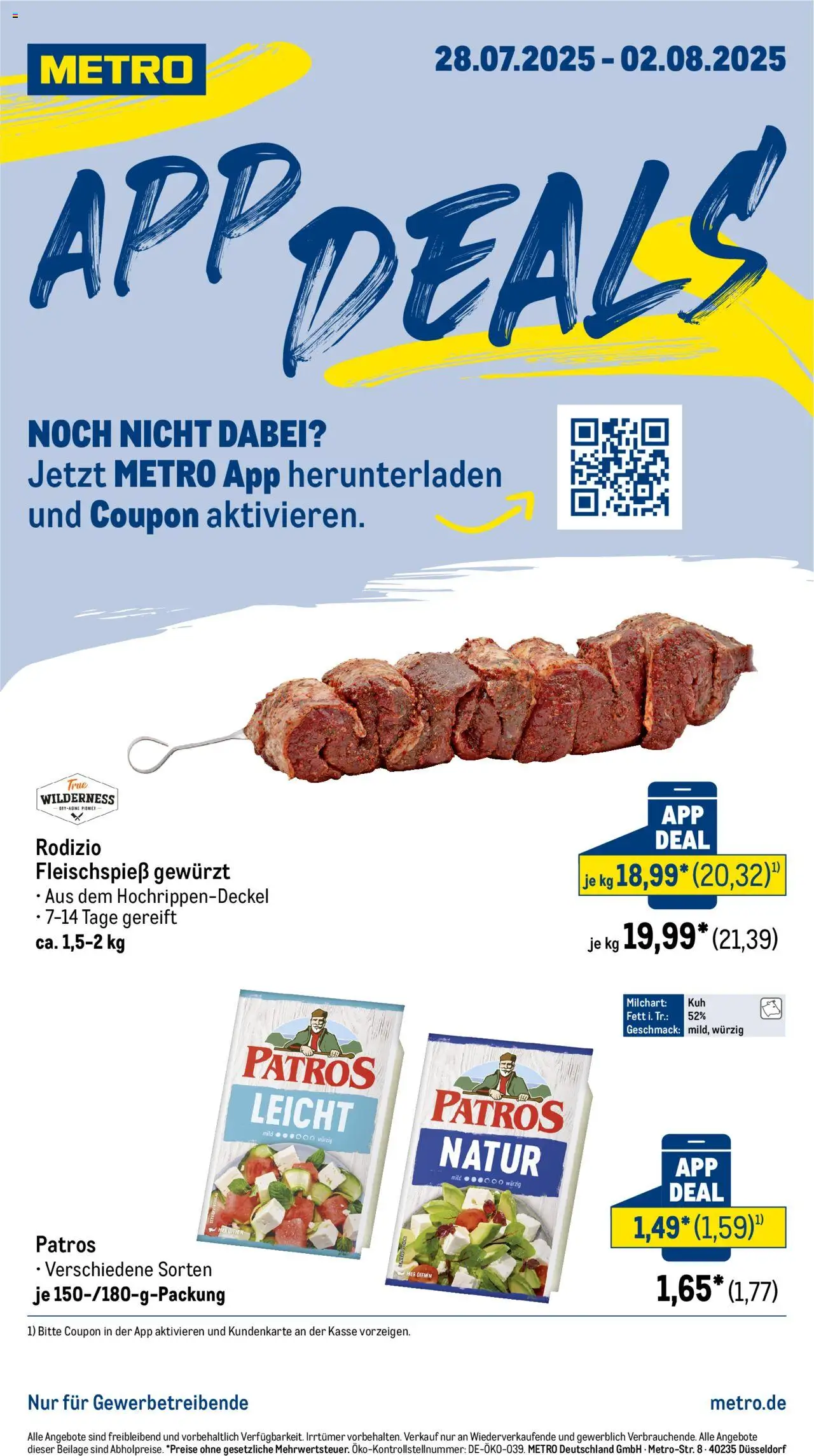 Metro Prospekt ab 28.07.2025 - App Deals
