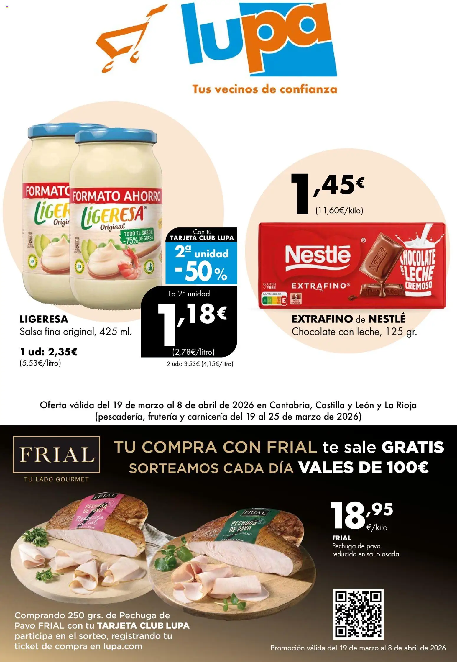Vista previa del folleto de la tienda Lupa Supermercados válido desde el 19/03/2026 