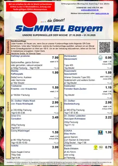 Vorschau von dem Prospekt des Geschäftes Simmel, gültig ab dem 27.10.2025
