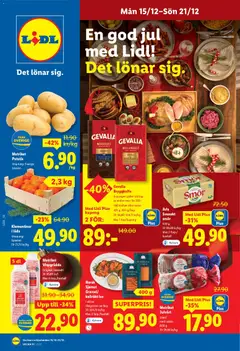 Förhandsgranska reklamblad Aktuella reklamblad Lidl från butik Lidl gäller från 15/12/2025