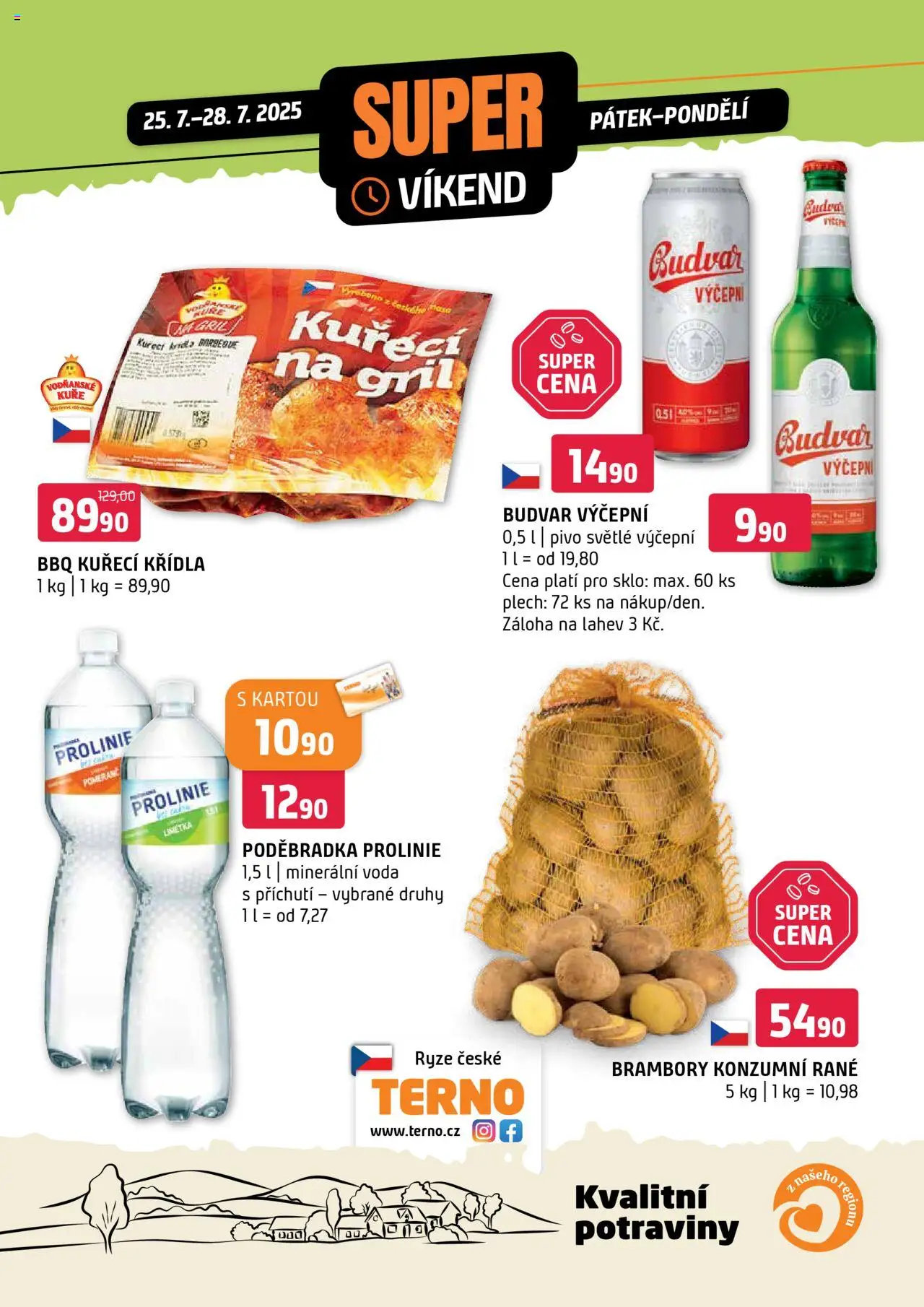  Terno Super víkend (25.07.2025 - 28.07.2025)