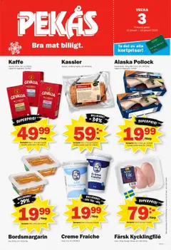 Förhandsgranska reklamblad Aktuella reklamblad Pekås från butik Pekås gäller från 12/01/2026