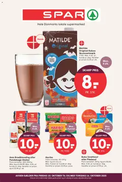 Eksempel på tilbudsavis Tilbudsavis fra butik Spar gyldig fra 10/10/2025