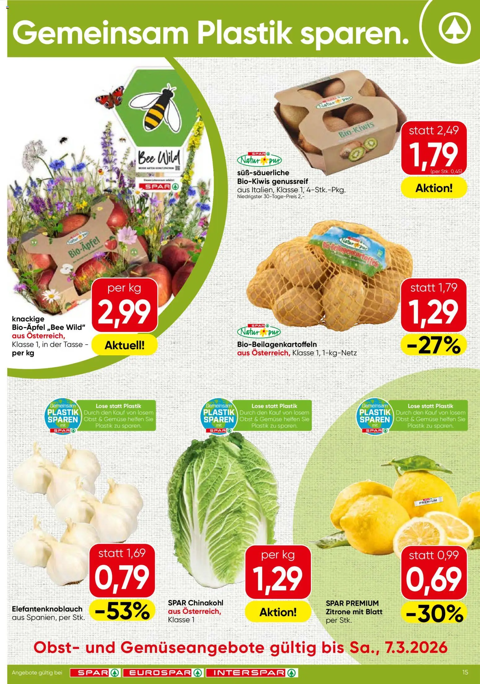 Vorschau der Angebote: Spar Spar Obst & Gemüse gültig ab 02.03.2026
