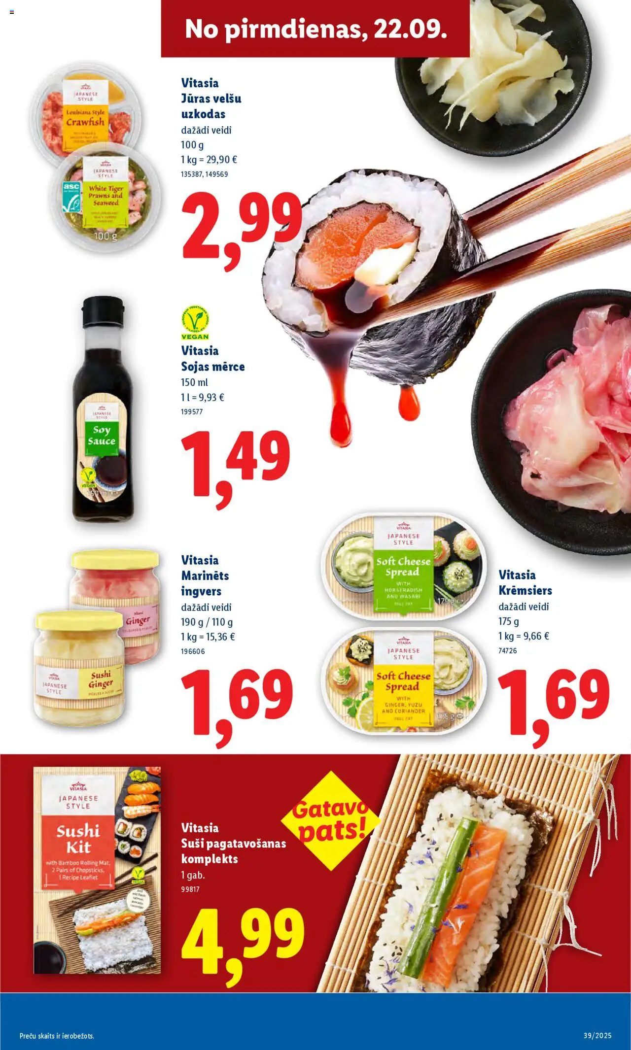 Skatīt Lidl akciju bukletu, derīgs no 2025.09.22