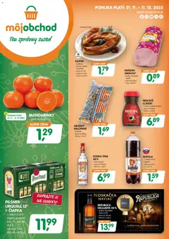 Náhľad Môj obchod letáku platného od 21.11.2025