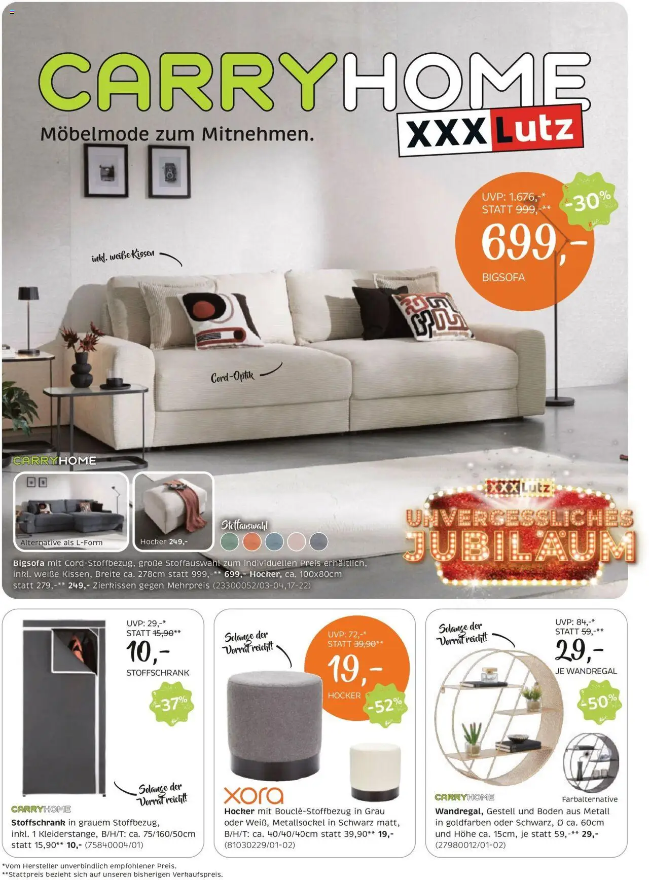  XXXLutz Carry Home ab (17.06.2025 - 01.07.2025) - Seite 1 - Kissen
