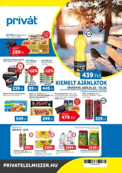 PRIVÁT - Akciós újság PRIVÁT megtekintése, amely érvényes 2026.01.22.-től