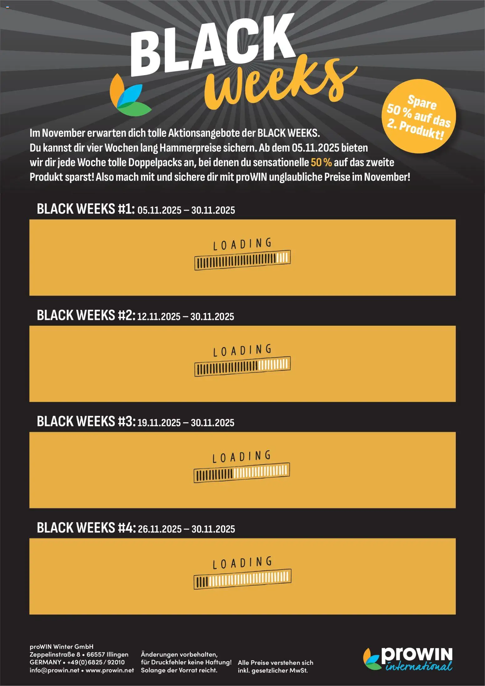 Black Friday - Ankündigung > Aktueller Prospekt