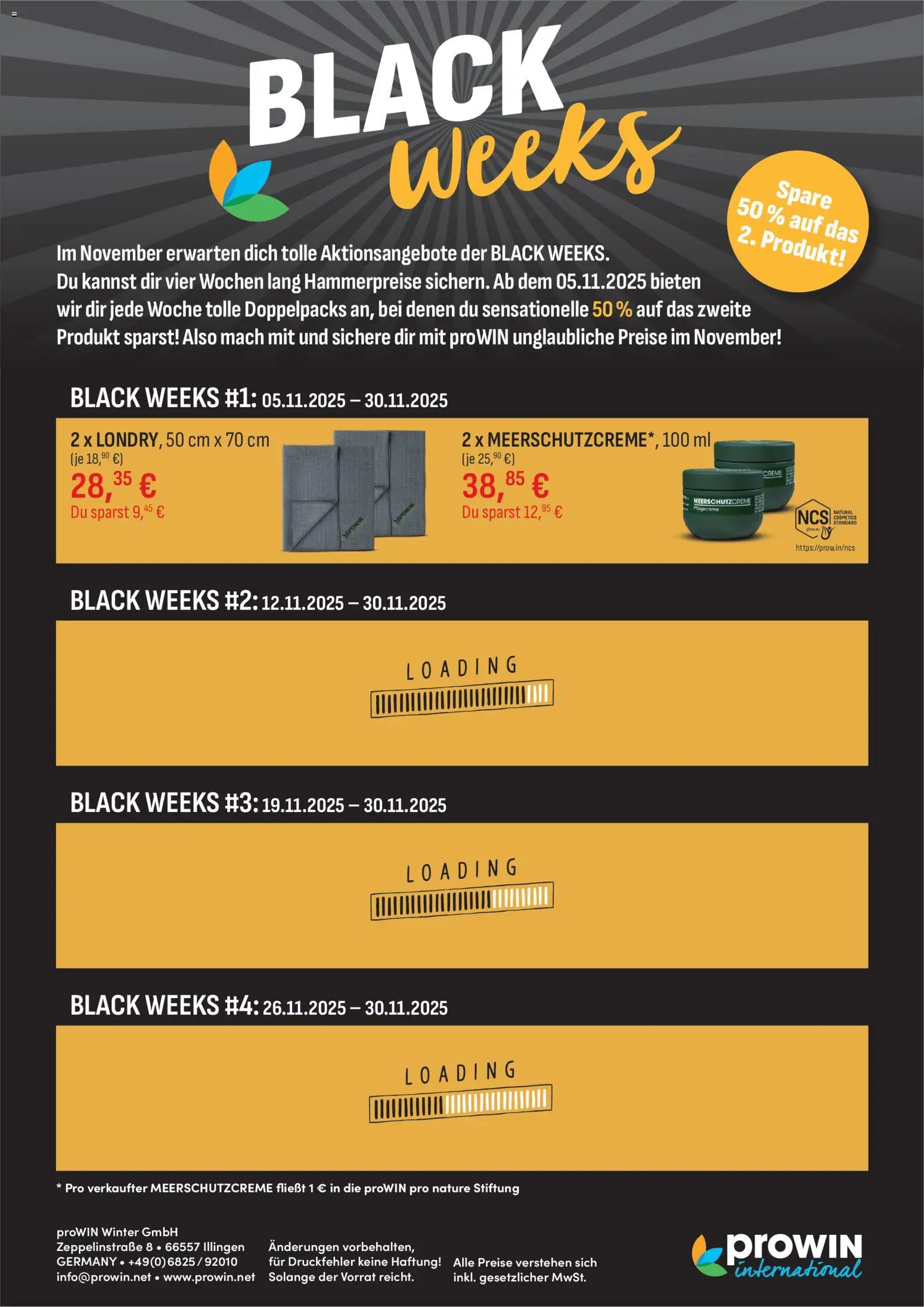 Vorschau von dem Prospekt des Geschäftes Prowin, gültig ab dem 05.11.2025