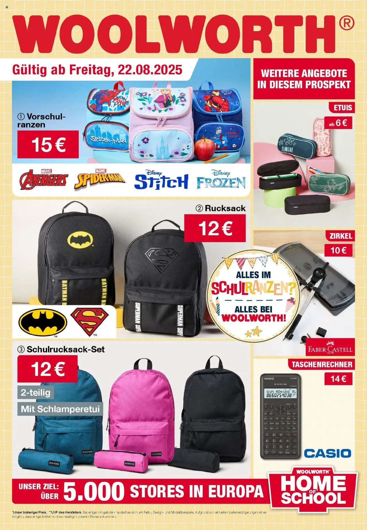  Woolworth Flugblatt ab (22.08.2025 - 01.09.2025) - Seite 1