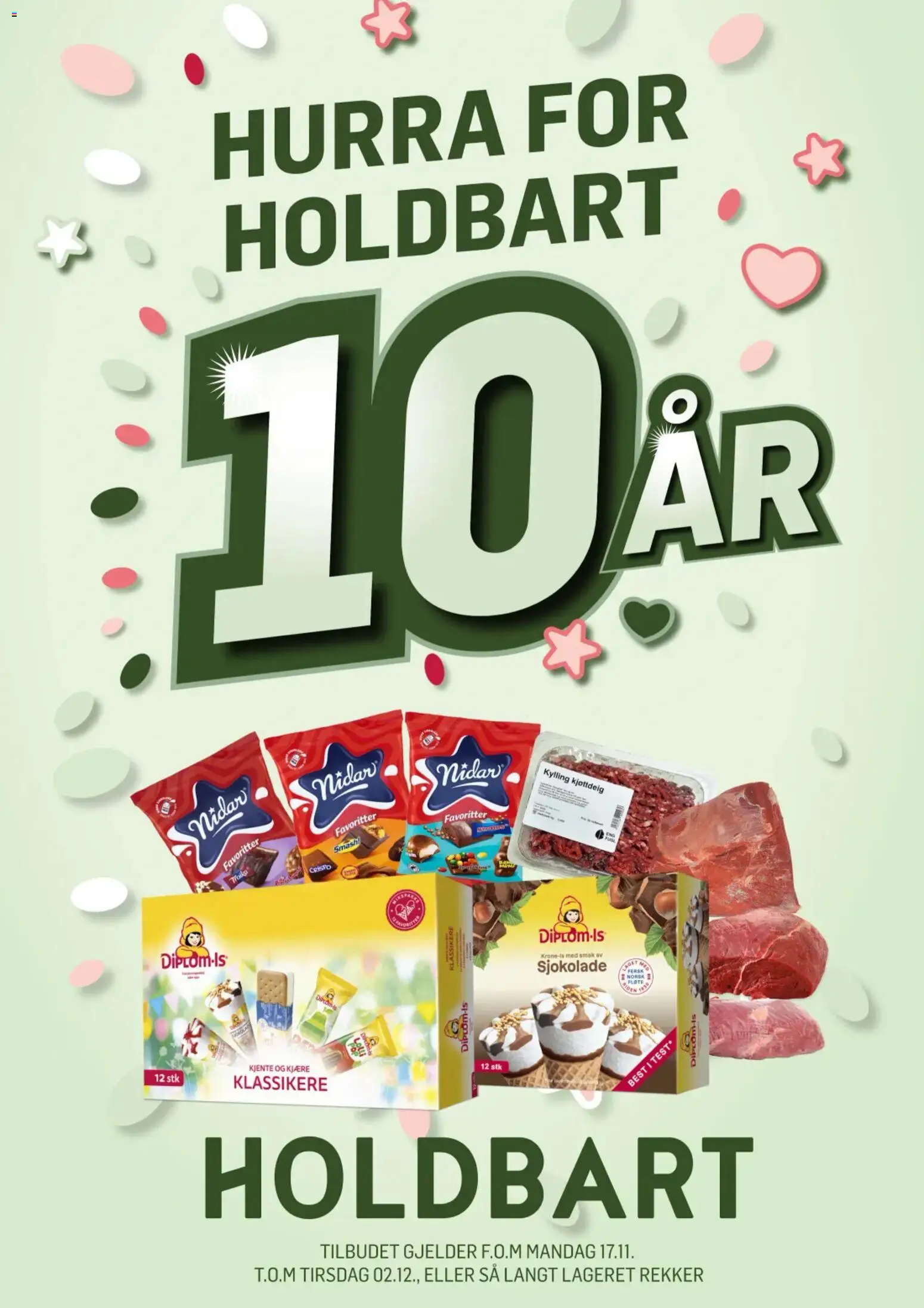 Forhåndsvis Kundeavis fra butikk Holdbart gyldig fra 17/11/2025