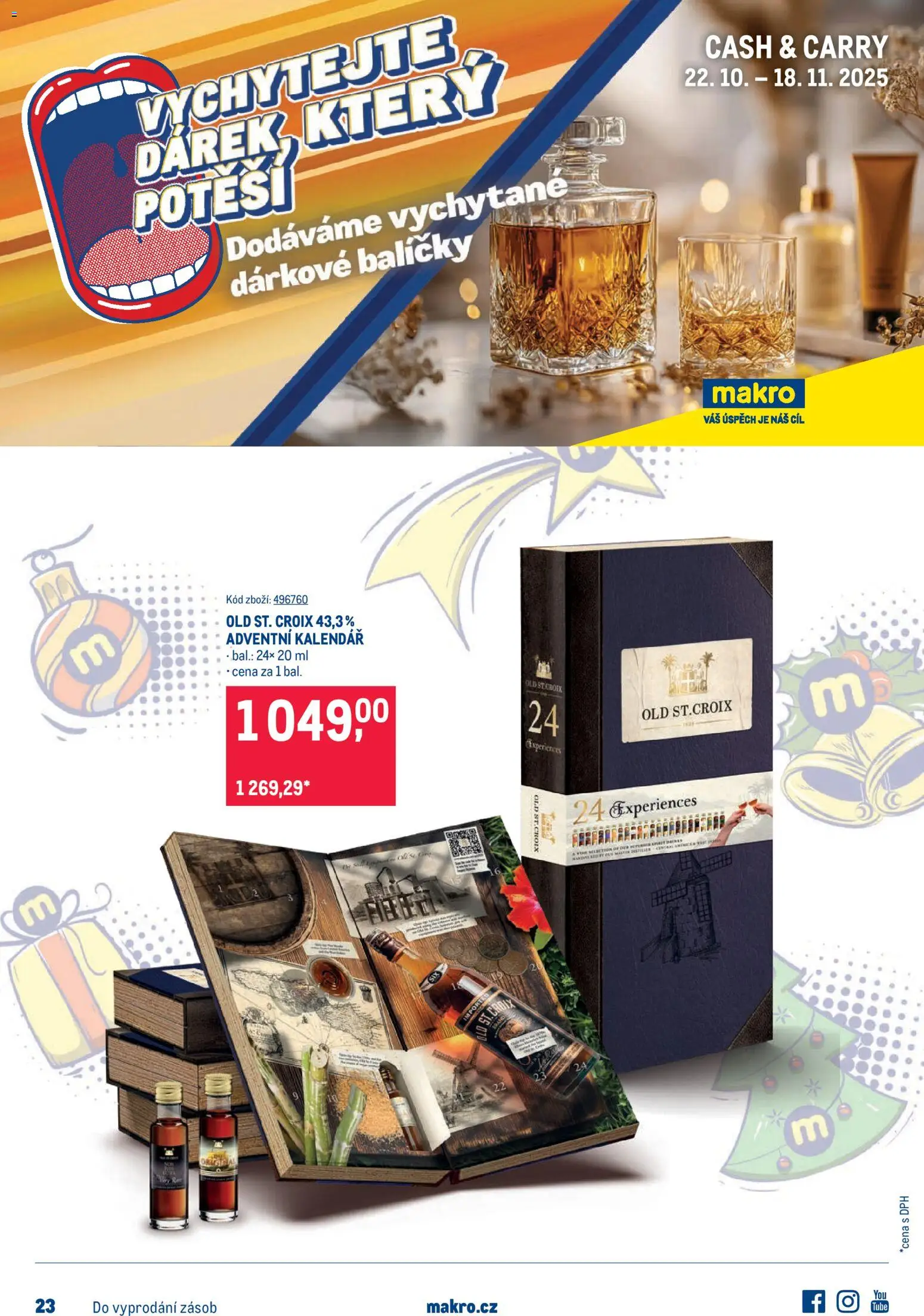  Makro Leták - Dárkové balíčky od 22.10.2025 - Akce Makro