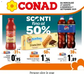 Anteprima dell'opuscolo Volantino Campania dal negozio Conad valido da 27/08/2025