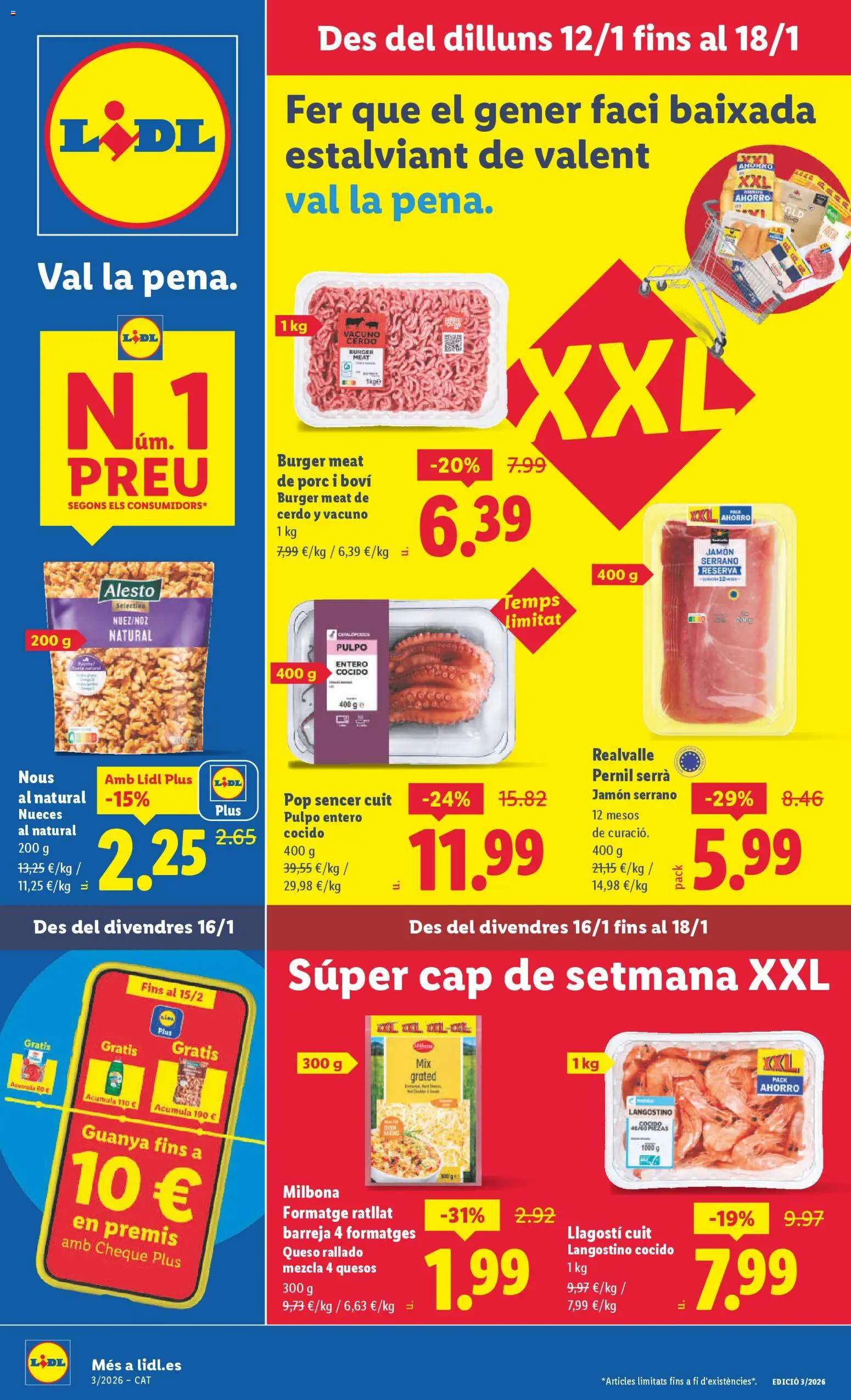 Vista previa del folleto de la tienda Lidl válido desde el 12/01/2026 