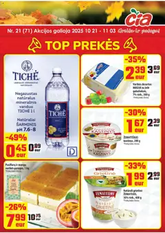 ČIA MARKET parduotuvės leidinio Leidinys galiojančio nuo 2025.10.21 peržiūra