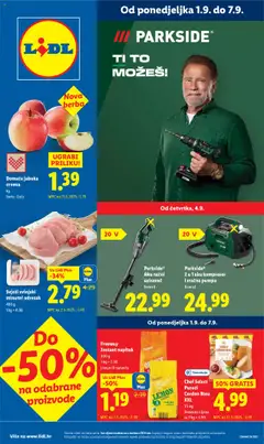 Pregled letka Katalog trgovine Lidl vrijedi od 01.09.2025