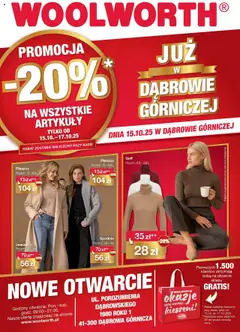 Pogląd gazetki "Już w Dąbrowa Górnicza" ze sklepu Woolworth ważnej od 15.10.2025