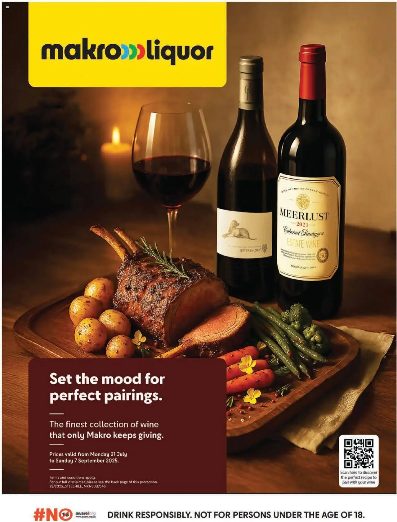 Makro Liquor Specials from 21/07 - 07/09/2025 > Promotions
