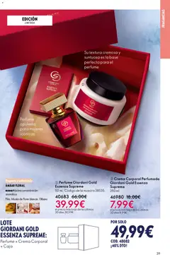 Vista previa del folleto de la tienda Oriflame válido desde el 19/11/2025 | Página: 39