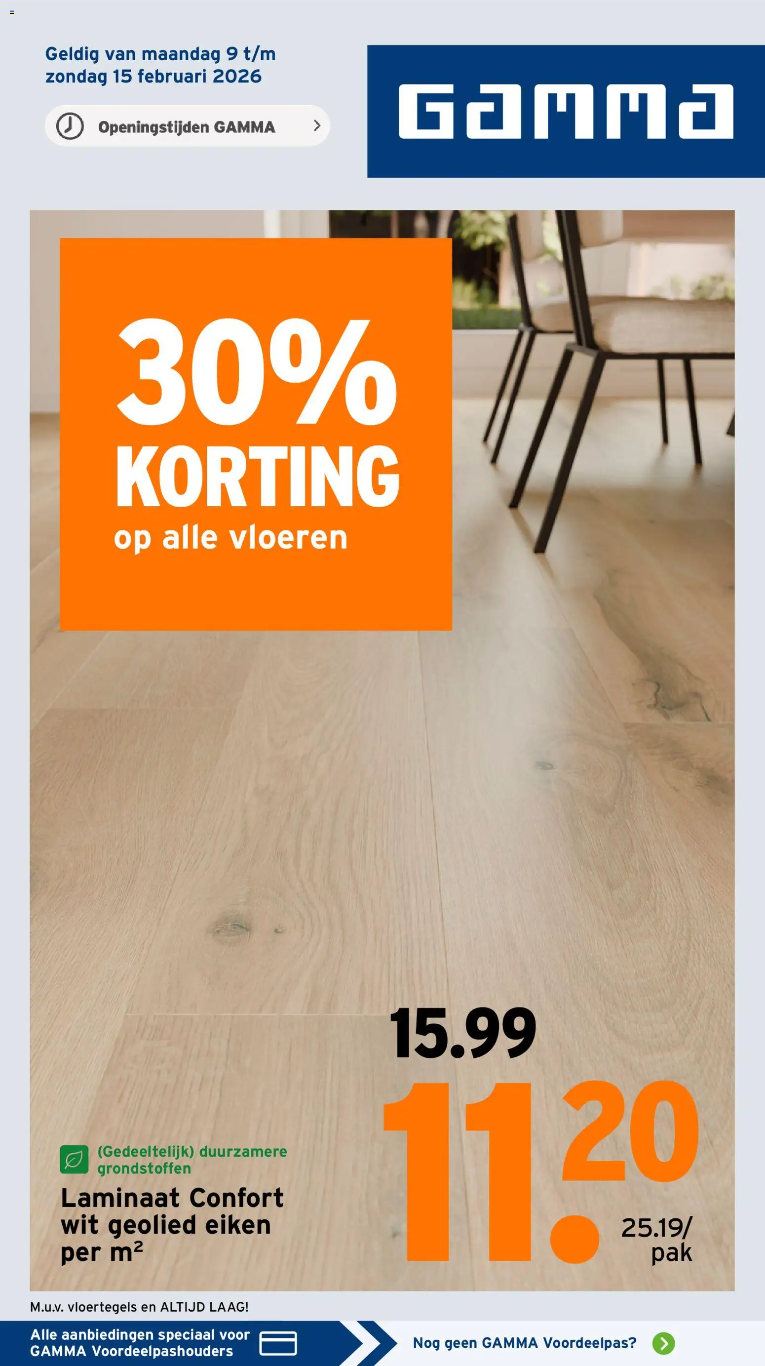 Voorbeeld van Folder van winkel GAMMA geldig vanaf 09-02-2026