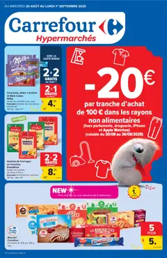 Prévisualisation de Folder de la semaine 34 du magasin Carrefour formulaire valide 20/08/2025