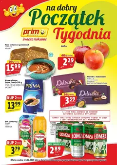 Pogląd gazetki "Na dobry początek tygodnia" ze sklepu Prim Market ważnej od 01.12.2025