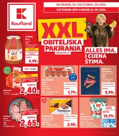 Pregled letka Slavonski Brod trgovine Kaufland vrijedi od 14.01.2026