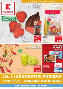 Pregled letka Karlovac trgovine Kaufland vrijedi od 09.07.2025